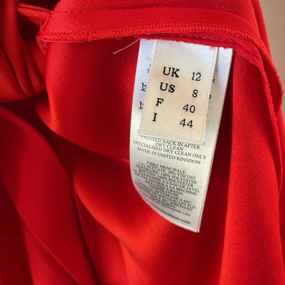 VICTORIA BECKHAM
Pleated satin-crepe midi shirt dress - Picture 5 of 9